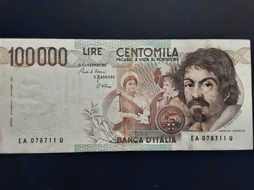 100 000 mila lire - 100.000, caravaggio