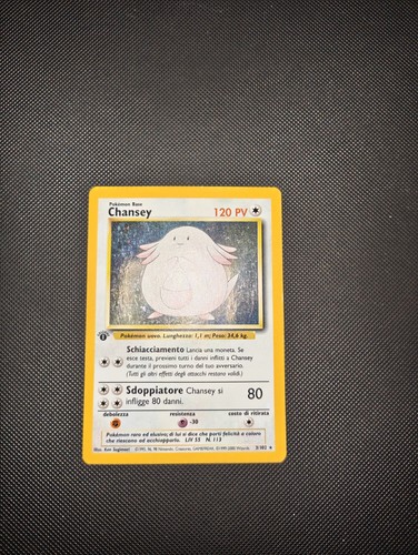 Pokemon chansey set base ed - chansey,