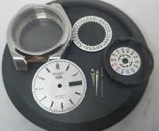 SEIKO 7S26 02F0 SPARE PARTS N.O.S. QUADRANTE-CASSA-LANCETTE-DATARI-RIDUTTORE