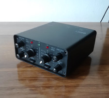 Preamplificatore microfonico a due canali - IMG Stage Line MPA202, nero