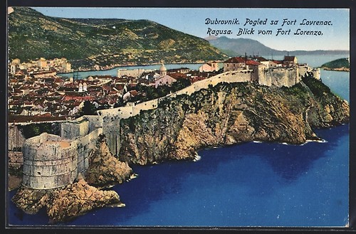 Cartolina ragusa vista - cartolina,