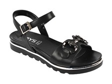 KEYS SANDALI DONNA ESTATE K9660 8935  CON CINTURINO BLACK