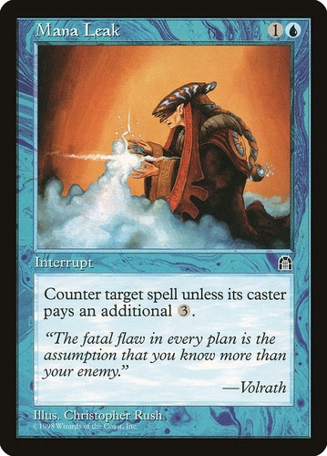 Mtg mana leak - leak, asian
