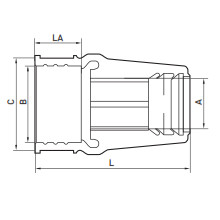 Kit Tenuta per Asse Barca, Elica, Asse da 25 - Stuffy Box