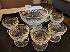 Antico servizio macedonia cristallo 