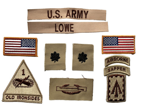 Army patch set dcu - army,