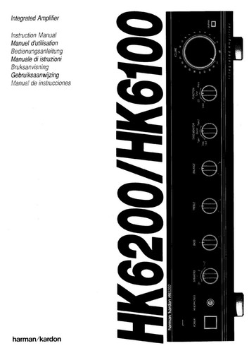 Harman kardon hk6100 - harman,