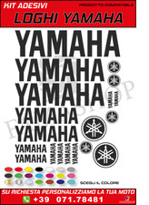 KIT  ADESIVI DECALS MOTO LOGHI YAMAHA PERSONALIZZATI