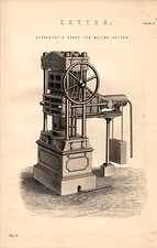 1868 Stampa ~ Cotone ~ Pressa