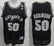 SAN ANTONIO SPURS ROBINSON NBA USA MAGLIA SHIRT JERSEY BASKET BASKETBALL VINTAGE