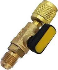 Rubinetto per Frusta Tubo Ricarica Refrigerante R422A R407A R134A att 1/4"