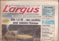 L'ARGUS N°3221 CLIO 1.2 RT /
