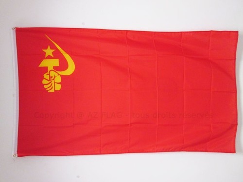 Bandiera urss con mano - con,