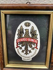 ?Insegna Quadro Edoardo Bianchi Vintage Modernariato Home Design Decor Epoca