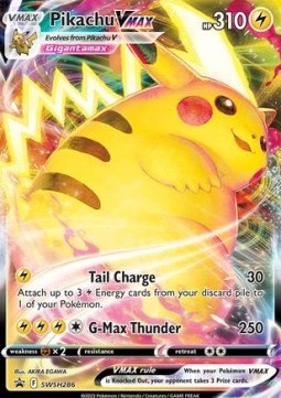 Pikachu vmax swsh 286 promo - vmax,