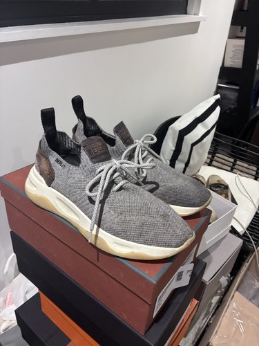 Berluti grigio maglia trainer - berluti,