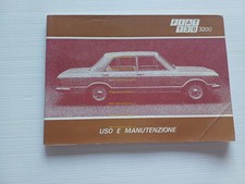 Fiat 130 1971 manuale uso manutenzione libretto istruzioni italiano originale