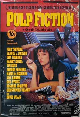 1994 pulp fiction locandina - pulp,