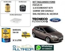 TAGLIANDO FILTRI E OLIO