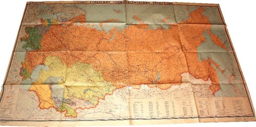 Rara mappa epoca urss - mappa, russa