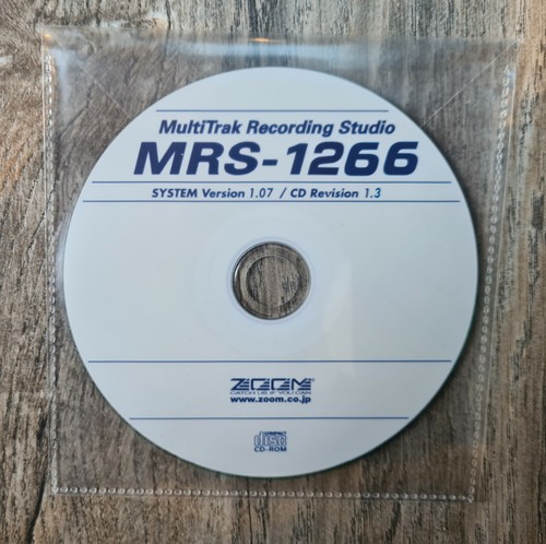 Zoom mrs 1266 backup - zoom, cd