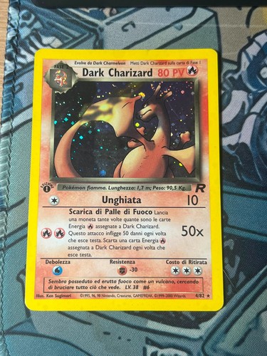 Dark charizard 1 edizione - 4/82,