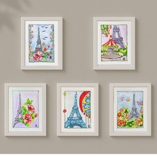 Set Torre Eiffel dipinto
