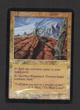 MTG  FOIL  Wasteland  Lande
