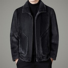 Mens Mink Fur Coat Winter