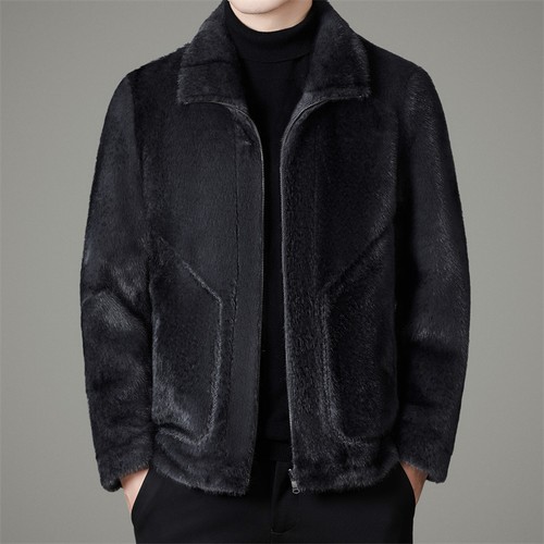 Cappotto pelliccia visone uomo