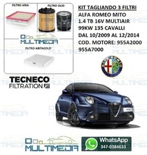 KIT TAGLIANDO 3 FILTRI TECNECO