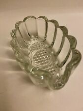 Princess House porta forchette/cucchiaio buffet cristallo a costine #438 vintage anni 80