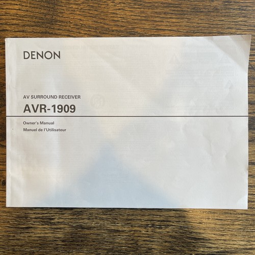 Denon avr 1909 ricevitore - denon, avr-1909