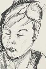 Donna con gli occhi chiusi |