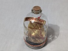 SOUVENIR MINI NAVE IN BOTTIGLIA VINTAGE!! h 9,5 diametro 5  cm