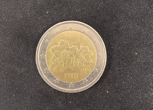 Rara moneta euro fiori - rara,