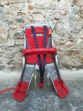 Seggiolino porta bimbi per bici anteriore Orion Ok Baby rosso / grigio max 15 kg