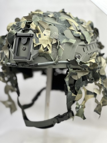 Copertura casco rete mimetica
