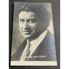 Cartolina Ermanno Wolf-Ferrari