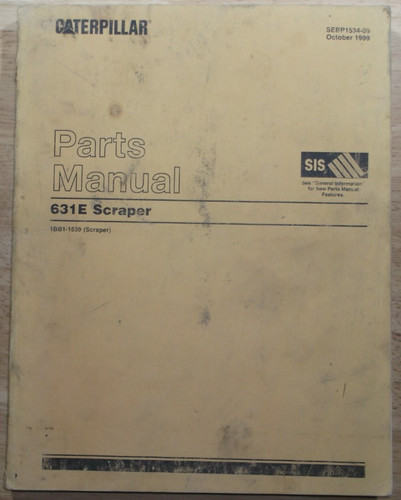 Cat caterpillar 631e manuale - cat,