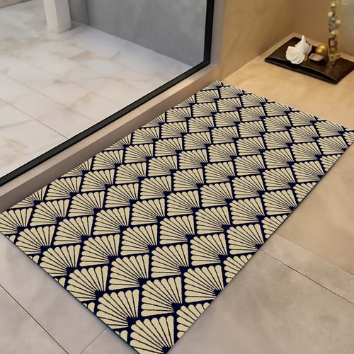 Tappeto bagno art - , blu