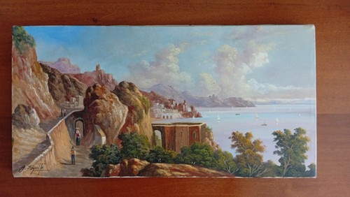 Dipinto olio tela - olio, su