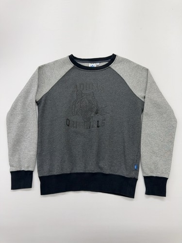 Felpa raglan grigia adidas - felpa,