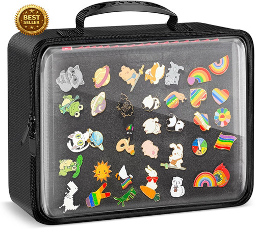 Enamel pin display - book, 18