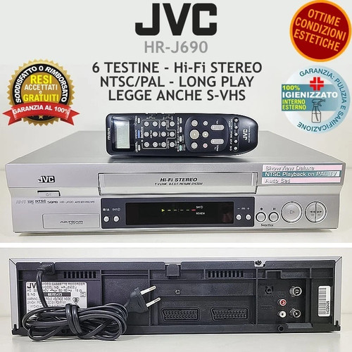 Videoregistratore vhs jvc - videoregistratore,