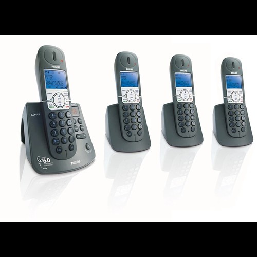 Philips cd445 dect6 4 - philips,