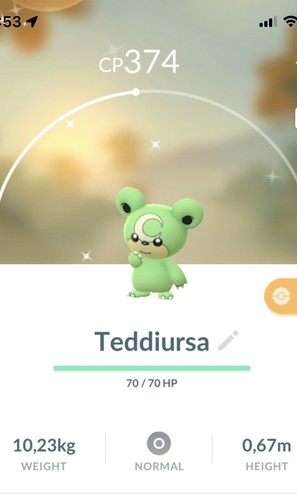 Shiny teddiursa pokemon gen2 - pokemon,