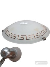 Lampadario a Soffitto in Vetro Decorato