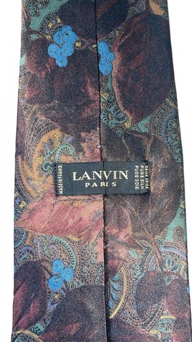 Cravatta lanvin 100 seta - lanvin, 100%