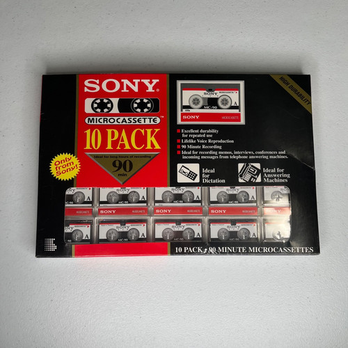 Sony micro cassette - sony,
